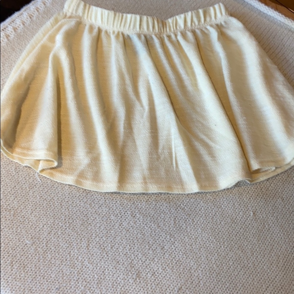 Cream skirt